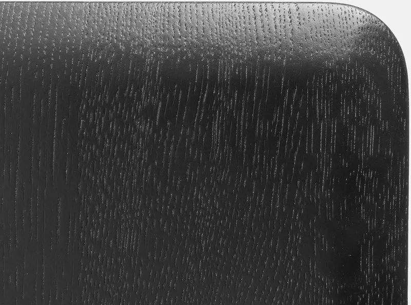 Table à manger rectangulaire en chêne noir 160 cm Alle - Hem