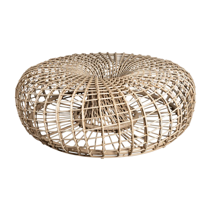 Table basse de jardin naturel en cannage Nest - Cane-Line