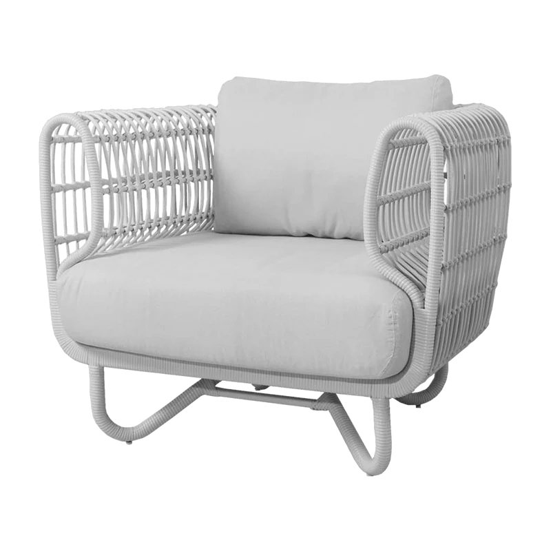 Fauteuil cadre blanc Nest - Cane-Line