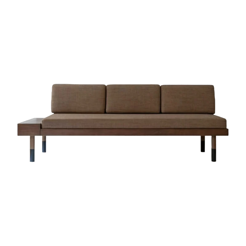 Banquette en laine marron Mid - Kann Design