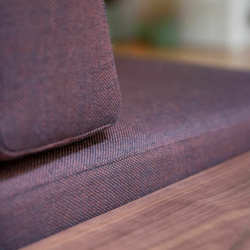 Banquette en laine bordeaux Mid - Kann Design