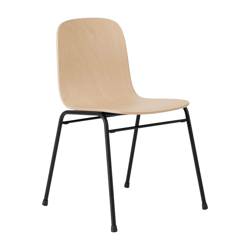 Chaise en bois naturel et cadre noir Touchwood - Hem