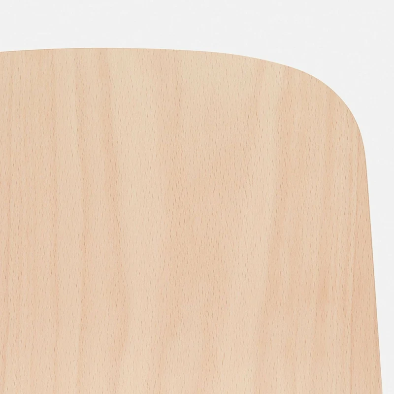 Chaise en bois naturel et cadre argenté Touchwood - Hem