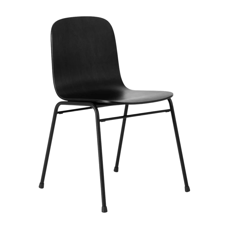 Chaise en bois noir et cadre noir Touchwood - Hem