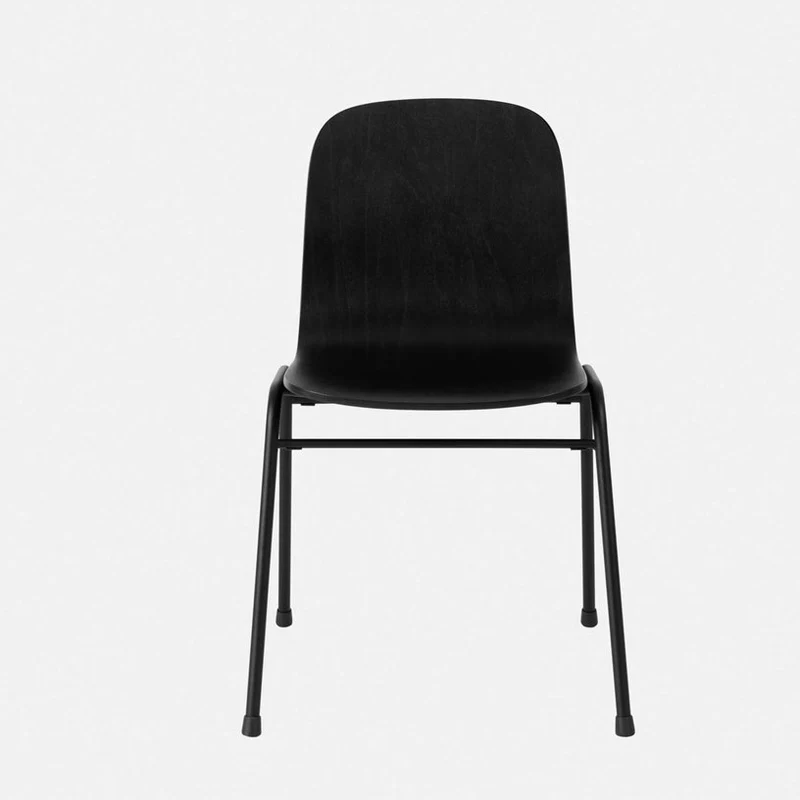 Chaise en bois noir et cadre noir Touchwood - Hem