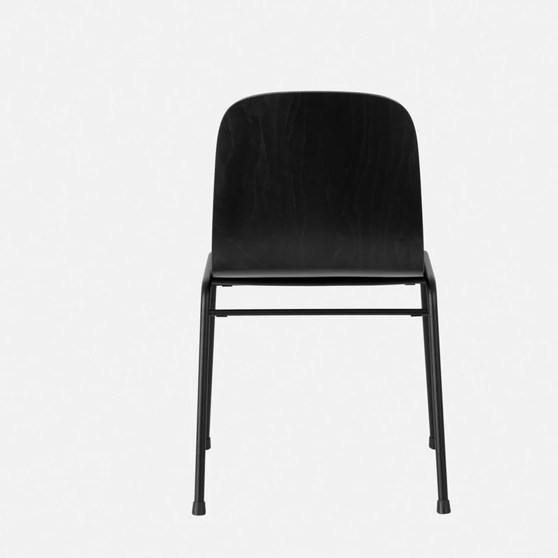 Chaise en bois noir et cadre noir Touchwood - Hem