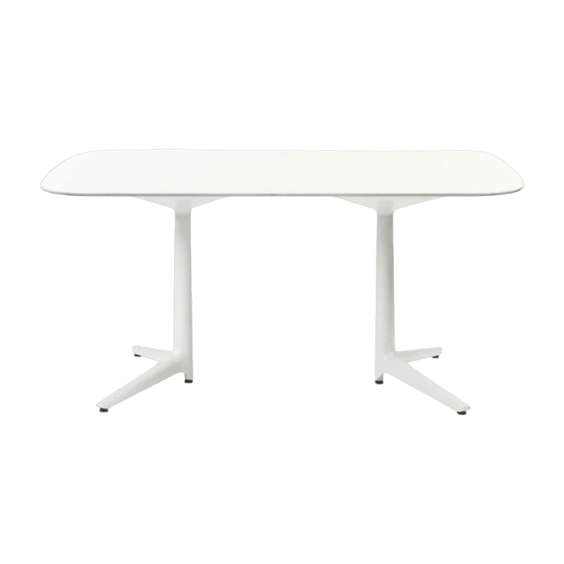 Table à manger blanche 158x90 Multiplo - Kartell