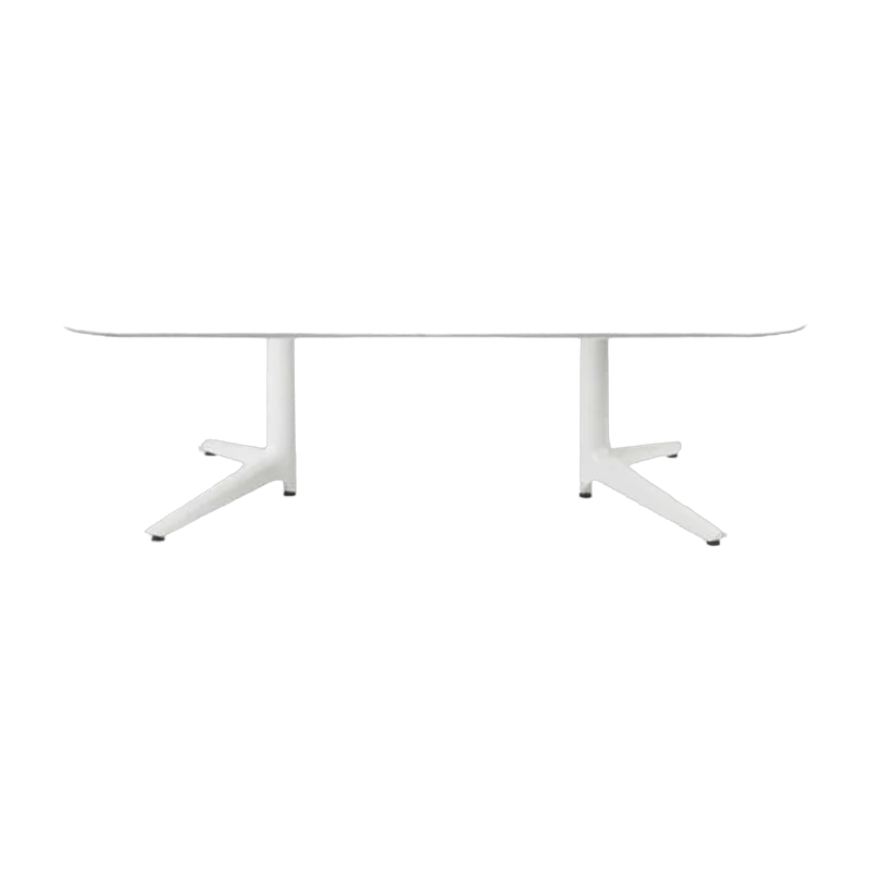 Table basse blanche 180x90 Multiplo - Kartell