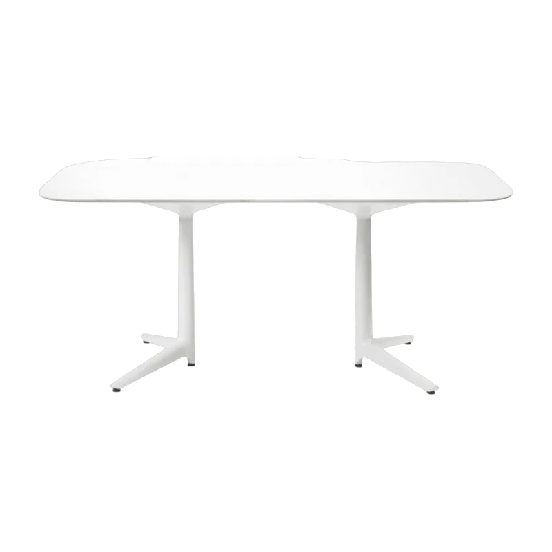 Table à manger blanche 180x90 Multiplo - Kartell