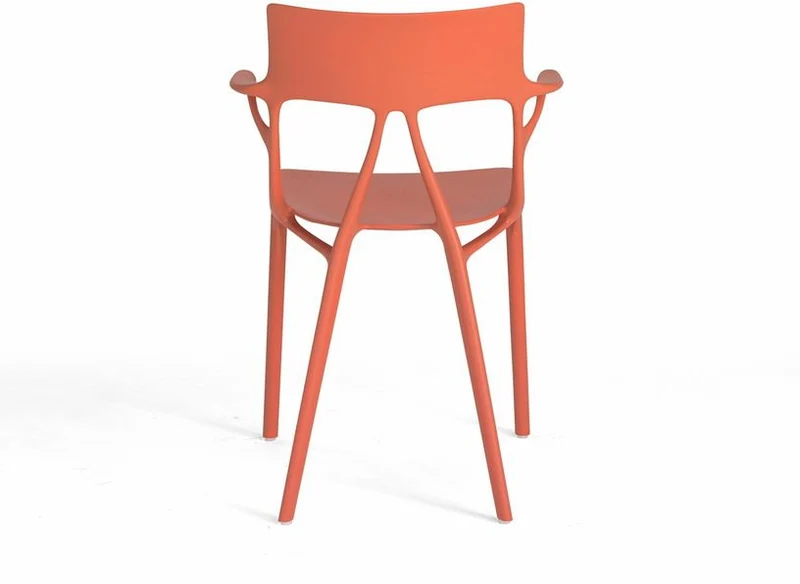 Chaise avec accoudoirs orange A.I - Kartell