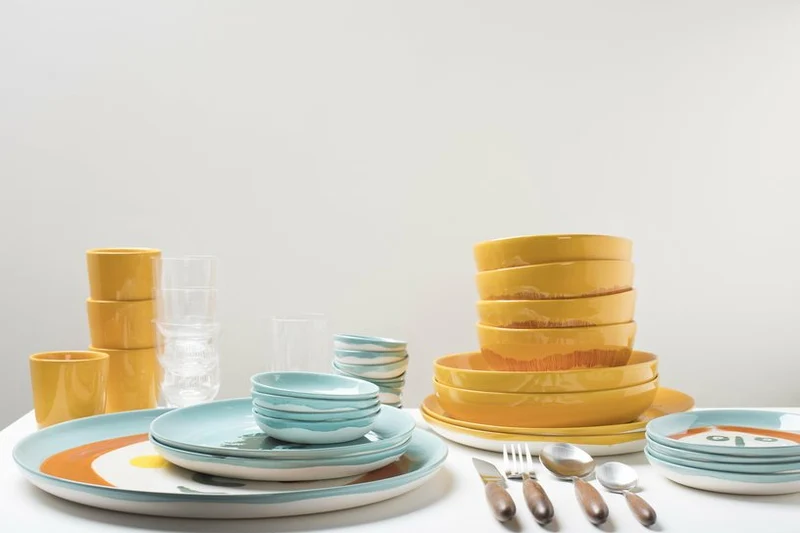 Bol jaune 15 cm Stripes Feast - Serax