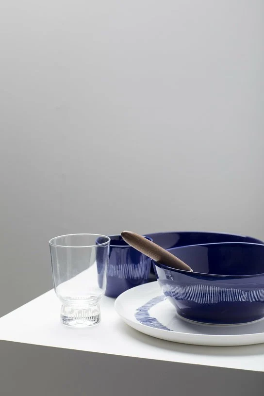 Bol bleu 17 cm Stripes Feast - Serax