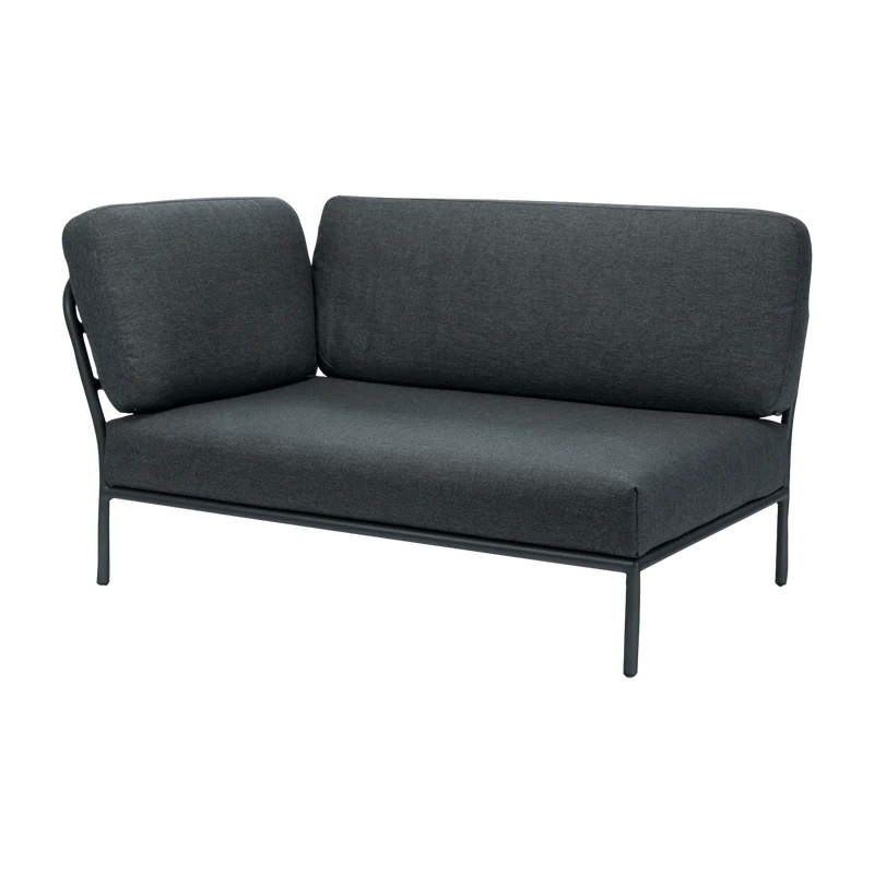 Module gauche de canapé lounge gris foncé LEVEL - Houe