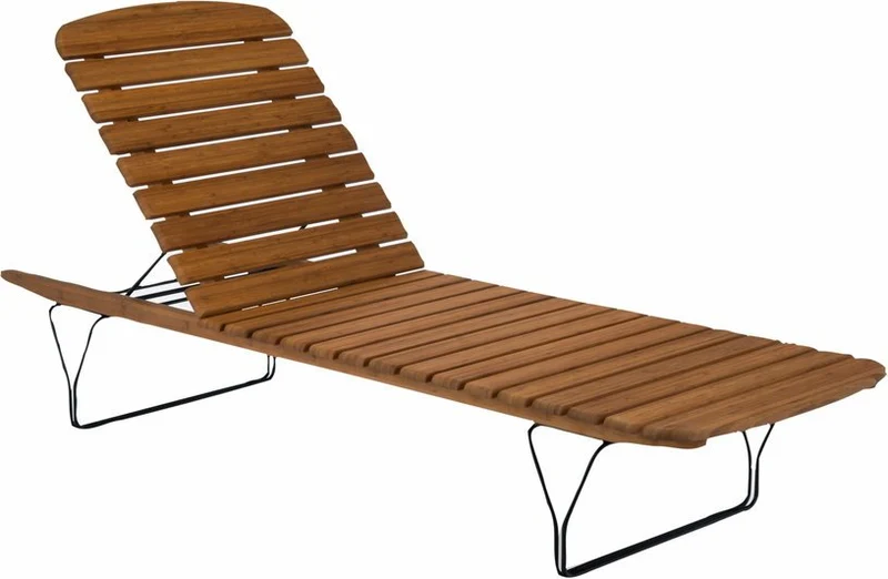 Chaise longue en bambou MOLO - Houe