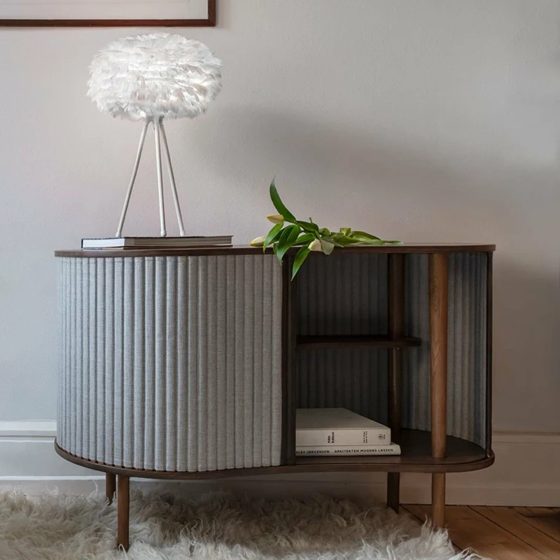 Buffet gris foncé en chêne naturel Audacious - UMAGE
