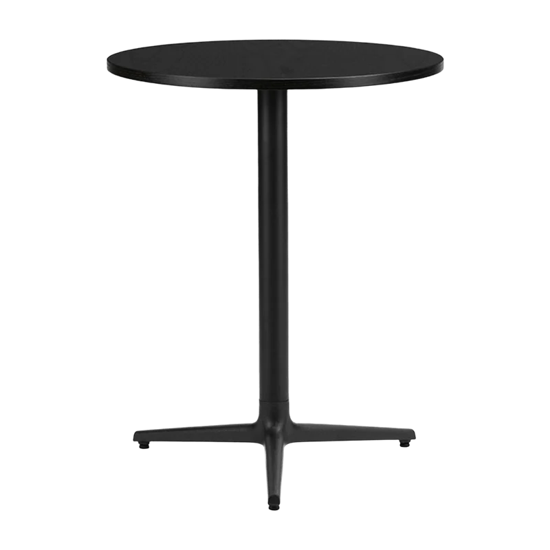 Table ronde 60 cm 3 pieds en bois noir Allez Oak - Normann Copenhagen