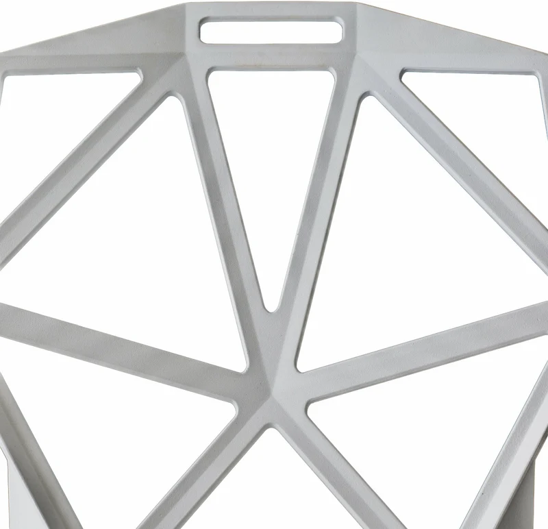Chaise en aluminium gris clair One - Magis