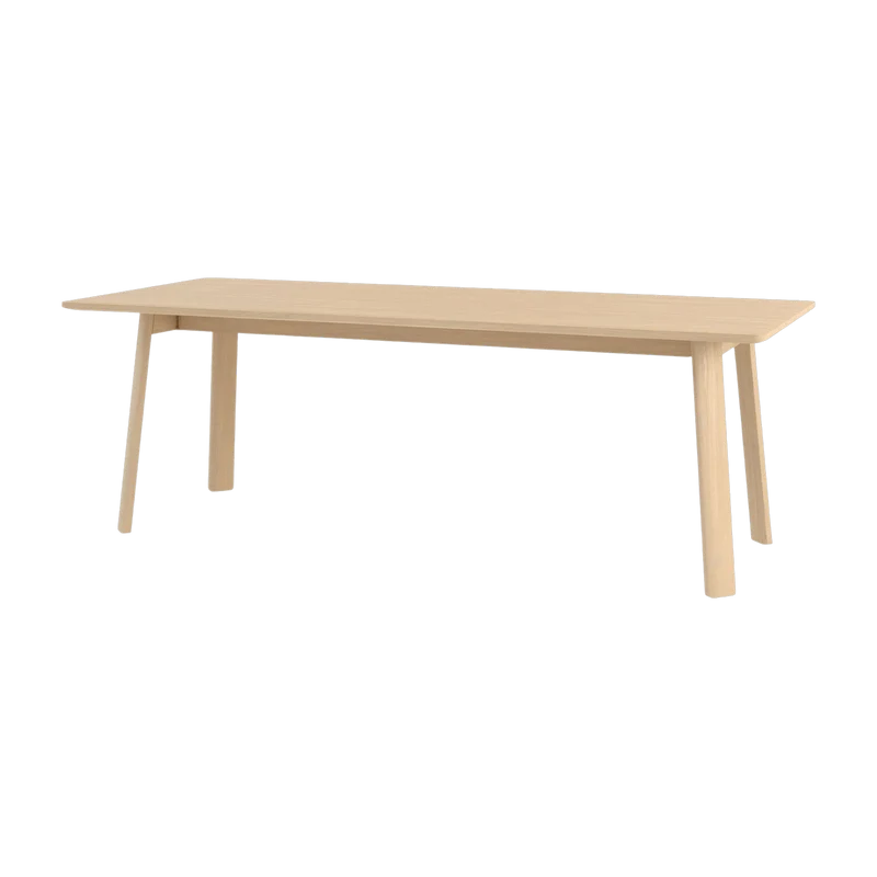 Table à manger rectangulaire en chêne naturel 220 cm Alle - Hem