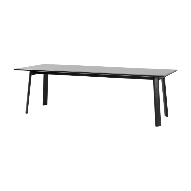 Table à manger rectangulaire en chêne noir 250 cm Alle - Hem