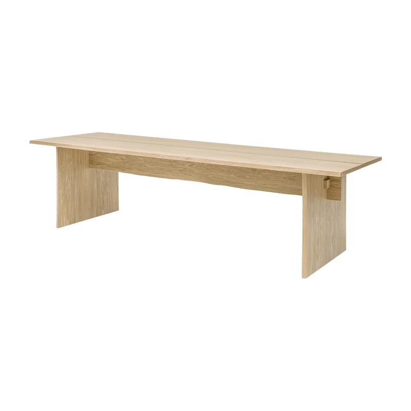 Table à manger en chêne 275 cm Bookmatch - Hem