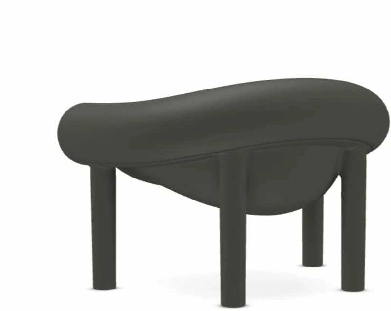 Fauteuil d'extérieur anthracite Sam Son - Magis