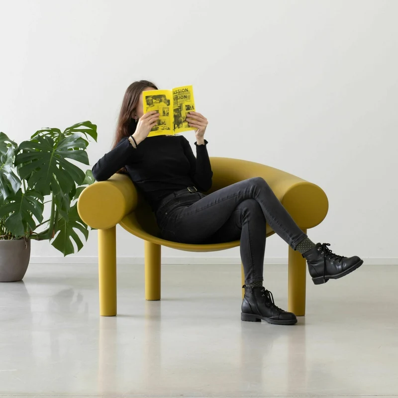 Fauteuil d'extérieur anthracite Sam Son - Magis