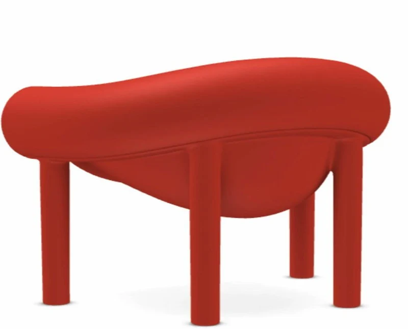 Fauteuil d'extérieur rouge Sam Son - Magis