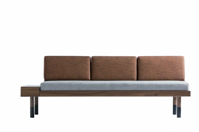 Banquette en laine gris Mid - Kann Design