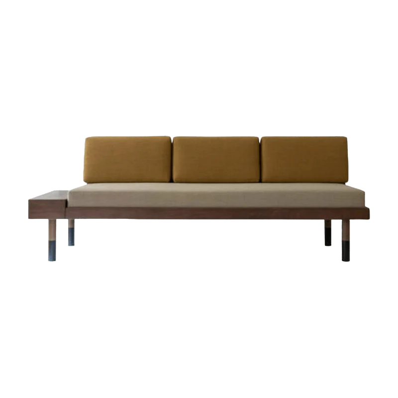 Banquette en laine beige Mid - Kann Design