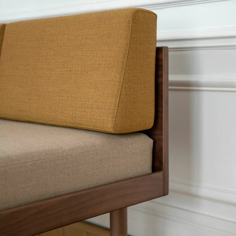 Banquette en laine beige Mid - Kann Design