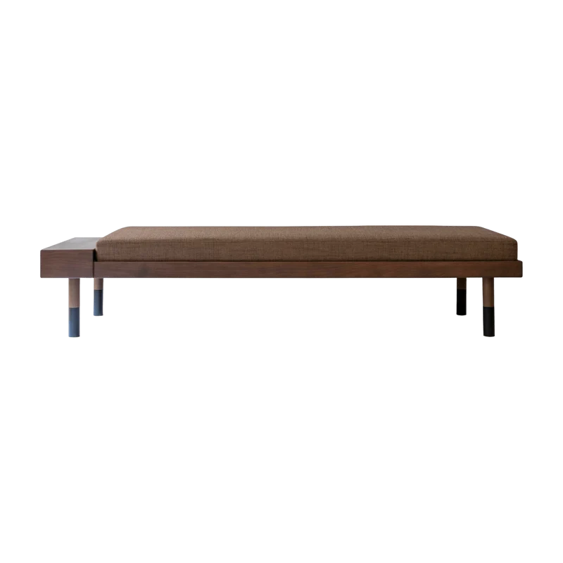 Méridienne en laine marron Mi - Kann Design