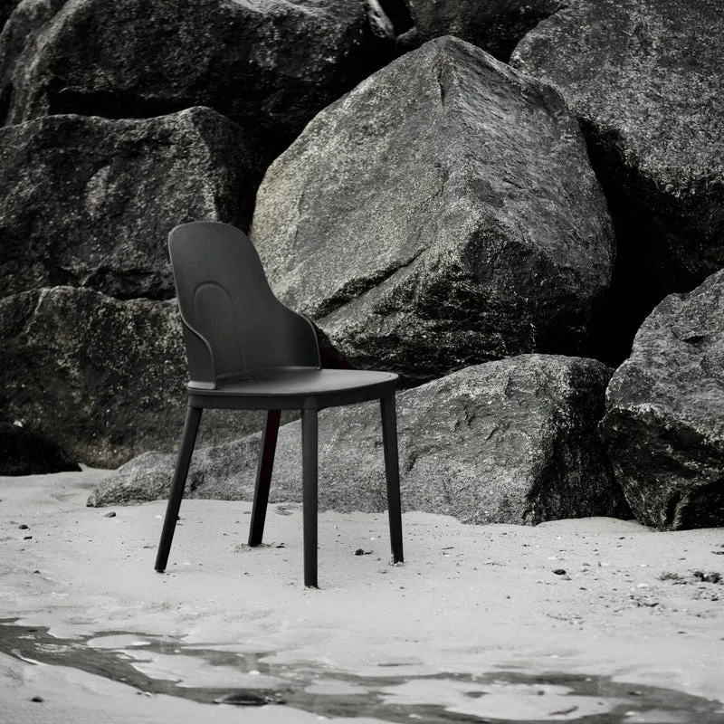 Chaise noire en polypropylène Allez noir - Normann Copenhagen