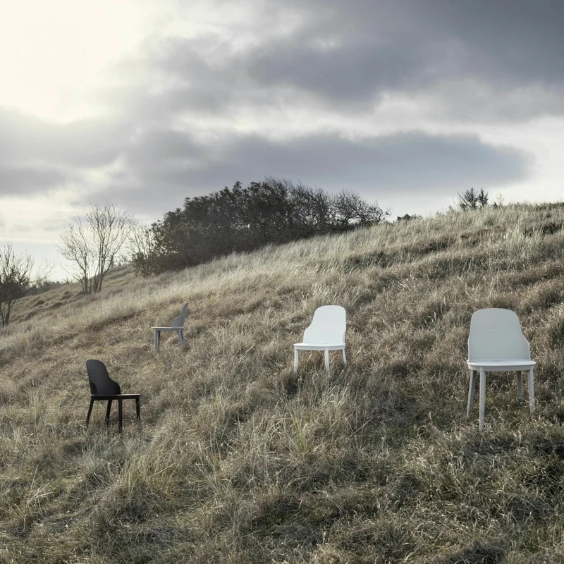 Chaise noire en polypropylène Allez noir - Normann Copenhagen