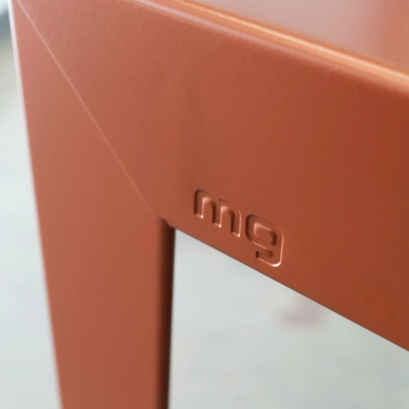 Banc en acier mat noir mat 160 cm Zef - Matière Grise