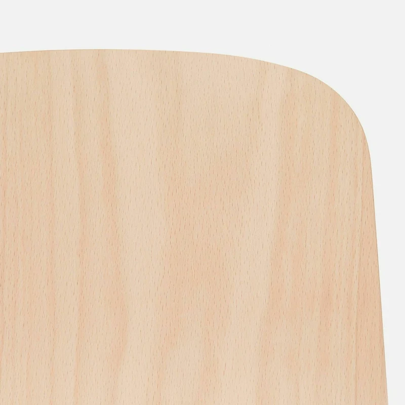 Chaise de bar 65 cm en bois naturel et cadre argenté Touchwood - Hem