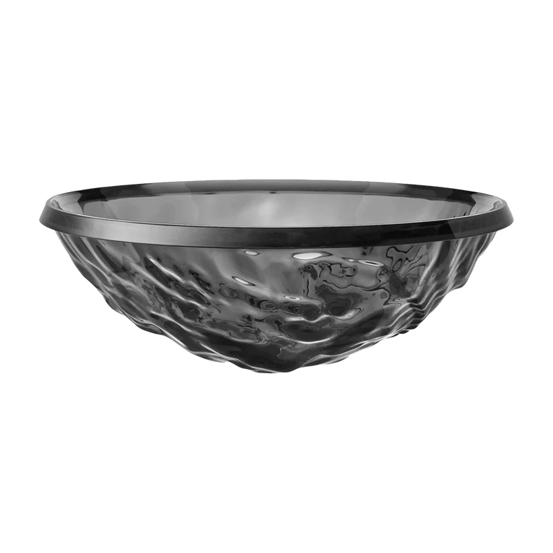 Corbeille à fruits grise fumée Moon - Kartell