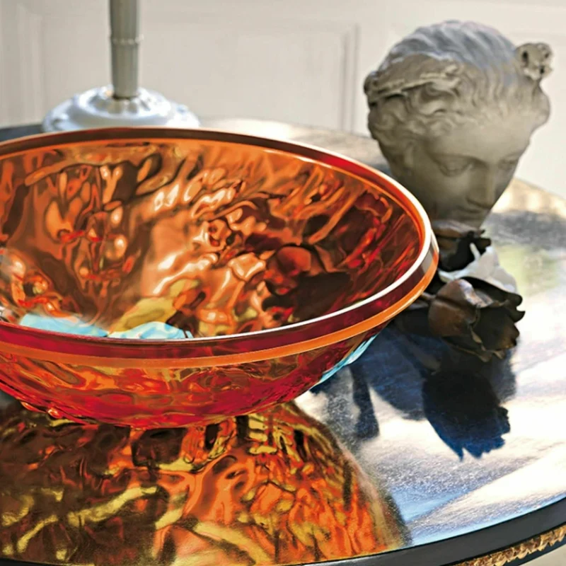 Corbeille à fruits grise fumée Moon - Kartell