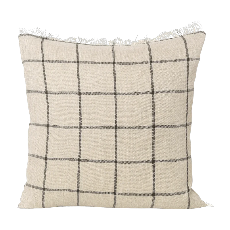Coussin avec motif à carreaux Calm - Ferm Living