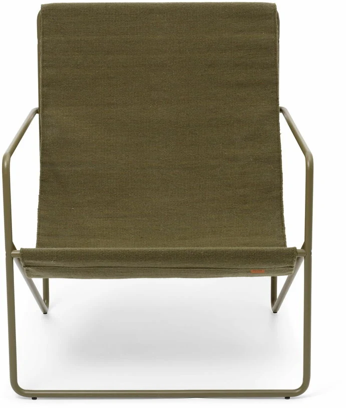 Chaise d'extérieur vert en métal vert Desert - Ferm Living