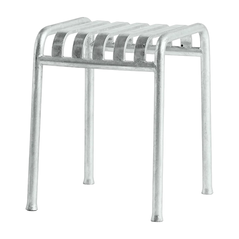Tabouret en métal gris galvanisé Palissade - HAY