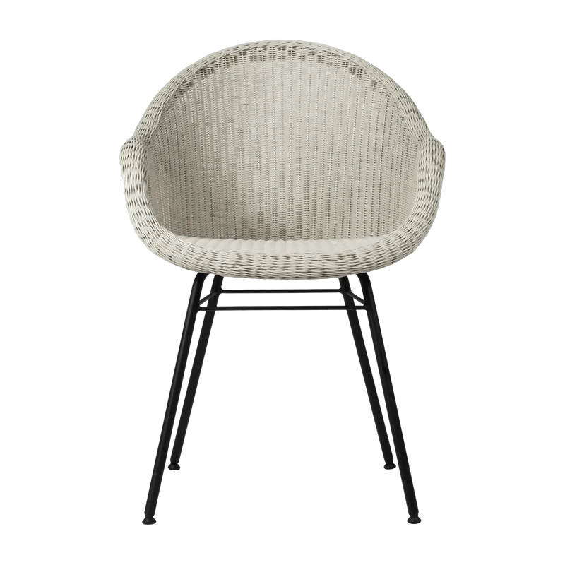 Chaise de repas extérieur acier vieille dentelle Edgard - Vincent Sheppard