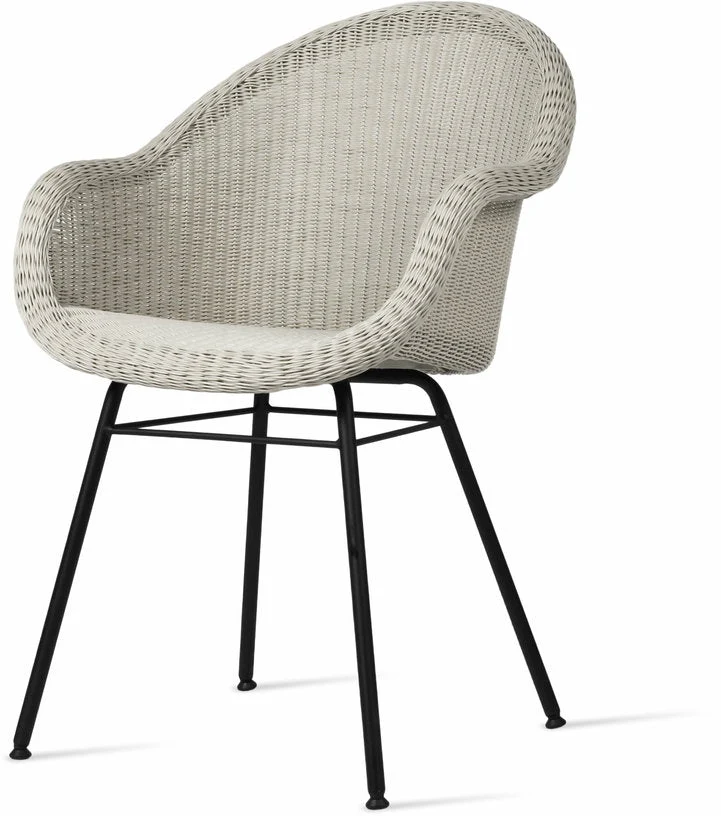 Chaise de repas extérieur acier vieille dentelle Edgard - Vincent Sheppard