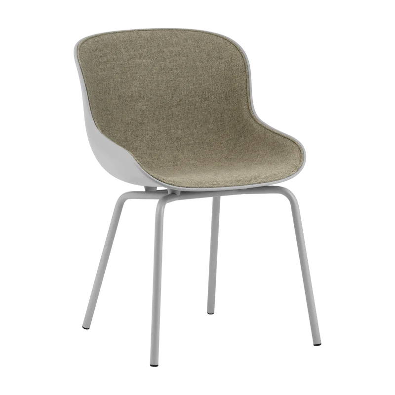 Chaise en acier peint et pp avec tissu gris Hyg - Normann Copenhagen