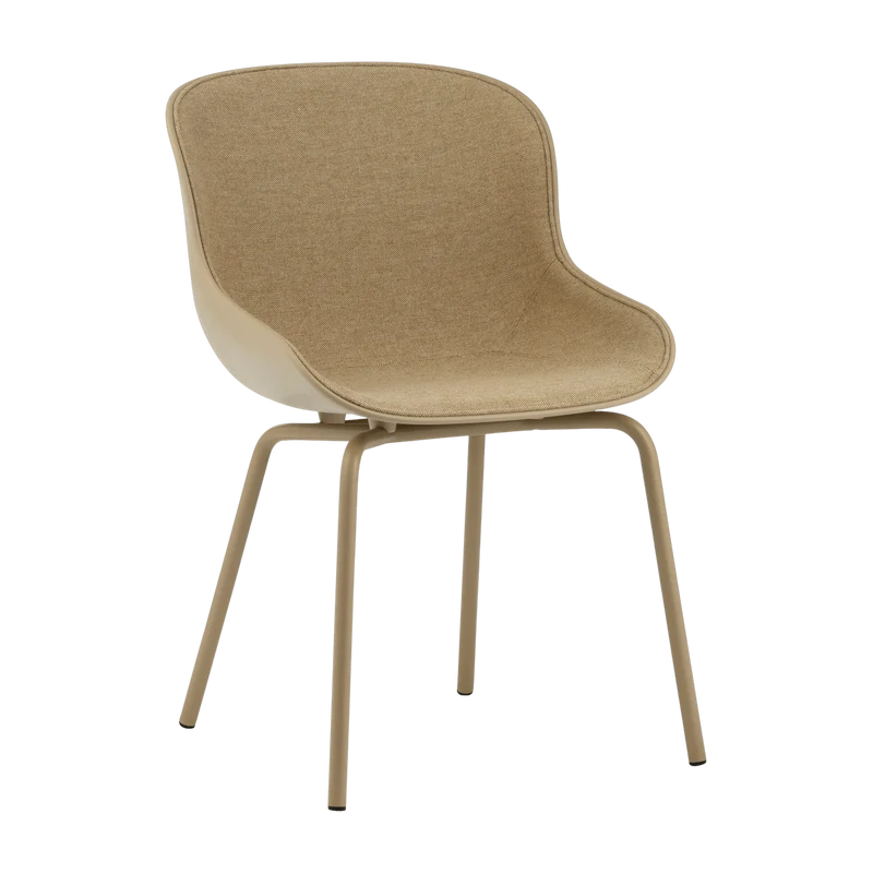 Chaise en acier peint et pp avec tissu sable Hyg - Normann Copenhagen