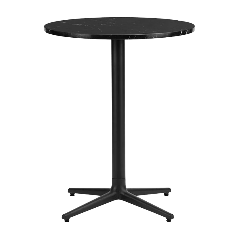 Table ronde 60 cm 4 pieds en marbre noir Allez Marble - Normann Copenhagen