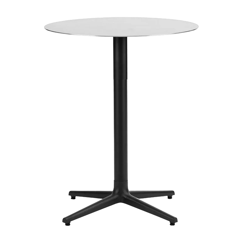 Table ronde 60 cm 4 pieds en acier inoxydable Allez Steel - Normann Copenhagen
