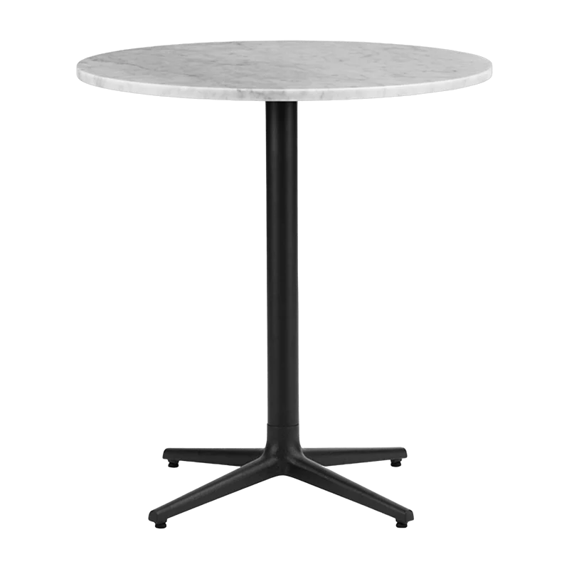 Table ronde 70 cm 4 pieds en marbre blanc Allez Marble - Normann Copenhagen