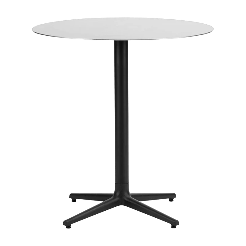 Table ronde 70 cm 4 pieds en acier inoxydable Allez Steel - Normann Copenhagen
