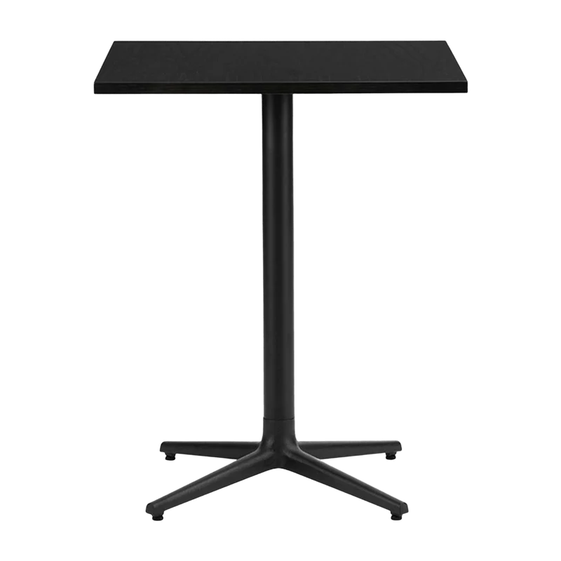 Table carré 60 cm 4 pieds en bois noir Allez Oak - Normann Copenhagen
