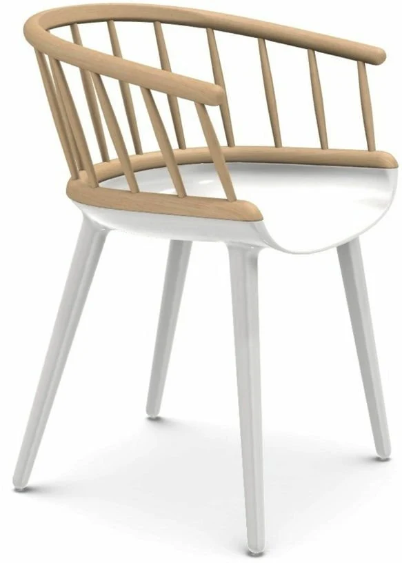 Chaise blanche Cyborg Stick - Magis